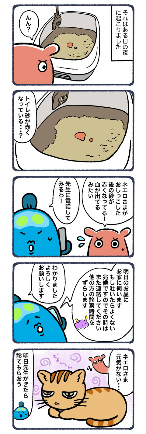 ネエロさまが尿路結石症になった話1