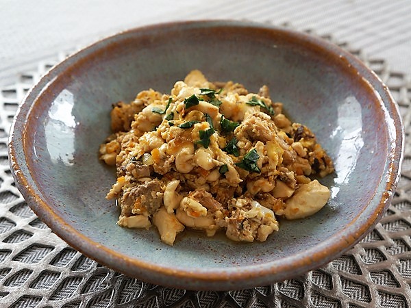 鯖缶入り豆腐 NYCooking
