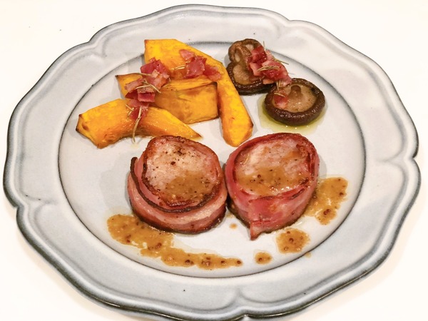 2021 03 豚ヒレ肉のベーコン巻き つくれぽ NYCooking