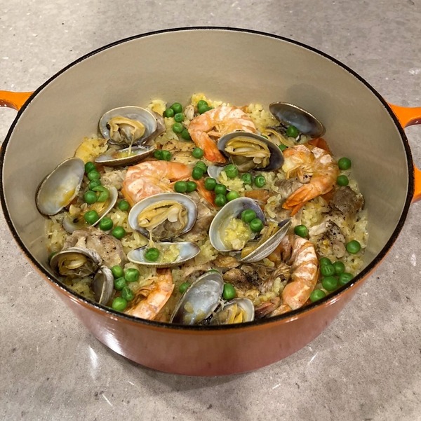 2022 05 パエリヤ つくれぽ NYCooking
