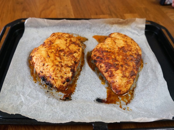 鶏むね肉のオーブン焼き NYCooking DSC05743 (2)