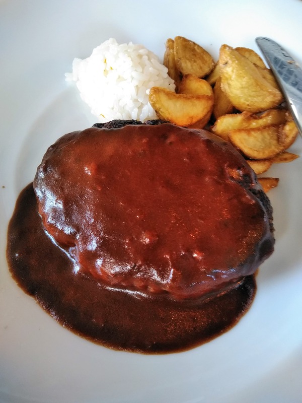 2019 08アンガスビーフのハンバーグステーキ