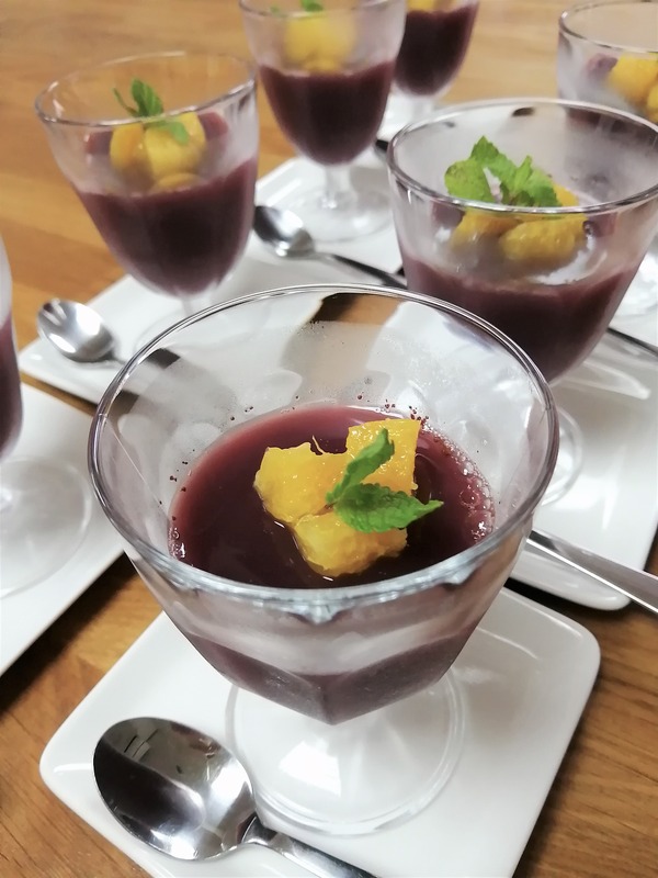 2022 05 ノンアルコールサングリアのゼリー NYCooking