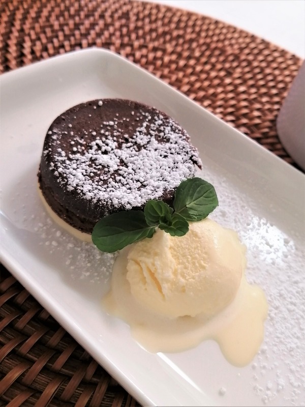 NYCooking 温かいチョコレートケーキ1
