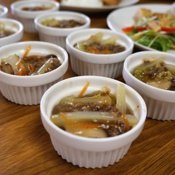 白菜とシイタケのあんかけ NYCooking DSC06732