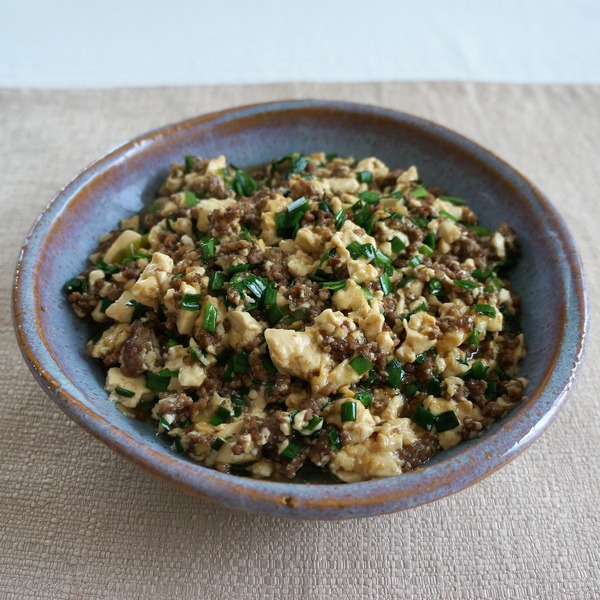 2020 10 ニラ入り麻婆豆腐 NYCooking DSC03547