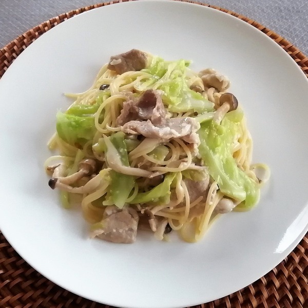2020 02 塩麹パスタ NYCooking IMG_20200211_164310(2)