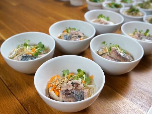 鯖缶にゅう麺 NYCooking