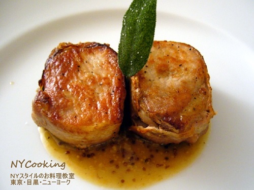豚ヒレ肉のソテー NYCooking