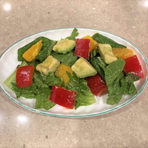 2022 05 オレンジとアボカドのサラダ つくれぽ NYCooking