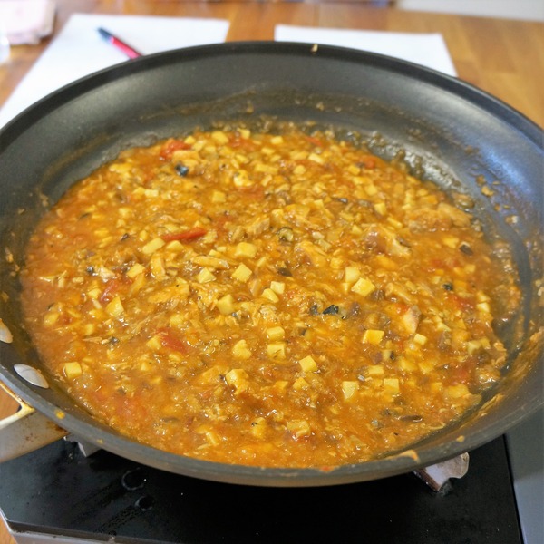 鯖とエリンギのカレー NYCooking DSC01042