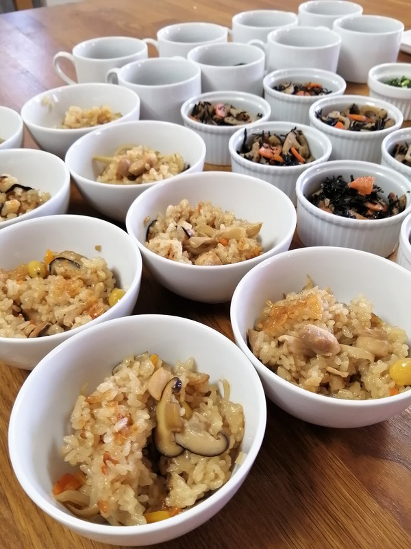 2020 02 鶏とキノコのおこわ NYCooking IMG_20200213_134254