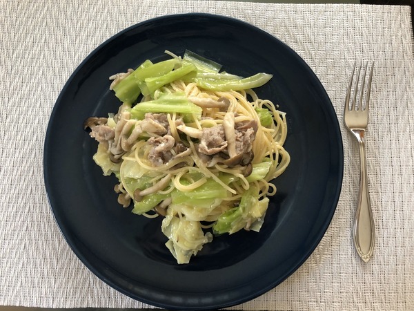 2020 02 塩麹パスタ NYCookingつくれぽ