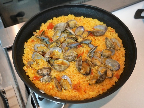 アサリだけのパエリヤ NYCooking DSC02257