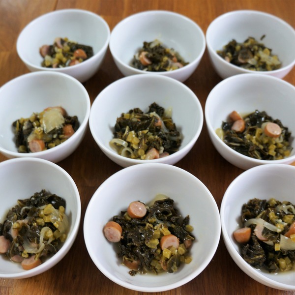 ケールとソーセージの蒸し煮 NYCooking DSC07654 (2)