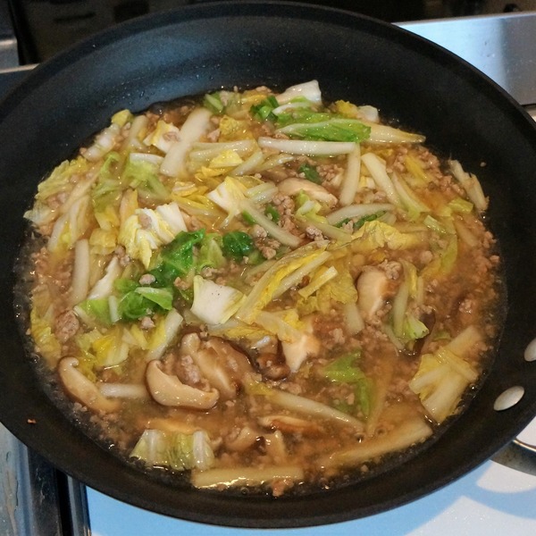 白菜とシイタケのあんかけ NYCooking DSC05717(3)