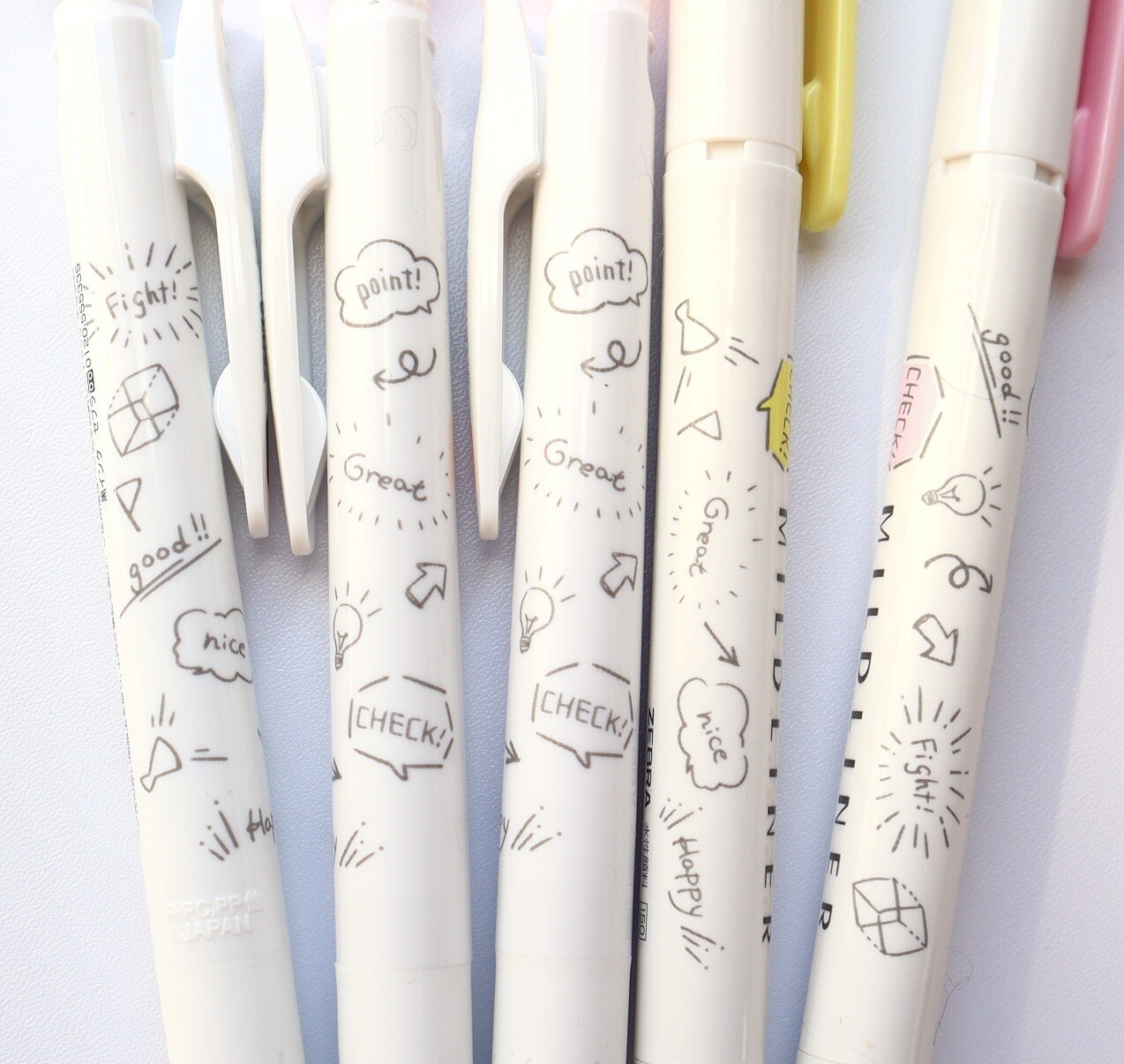 サラサ×マイルドライナー ホワイトシリーズ : 新Y商店の仁義無き人々