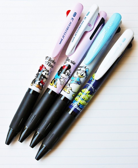 ジェットストリーム3色ボールペン ディズニー ディズニー ピクサーシリーズ 新ｙ商店の仁義無き人々