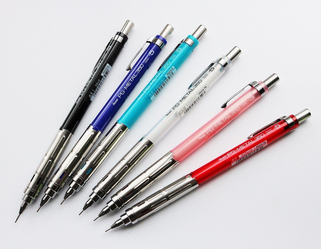 ペンてる　製図用　PG シャープペン3本セット 楽天市場】書きやすいシャープペン 0.5mm 製図用 ピージーメタル