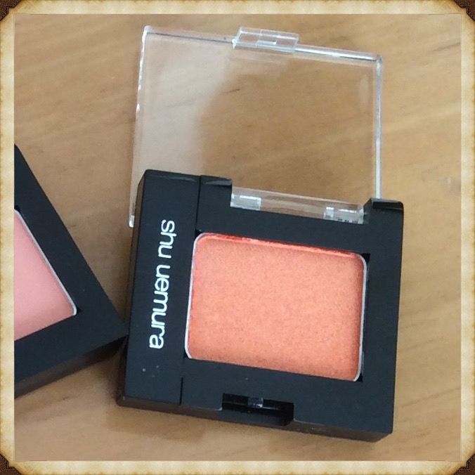シュウウエムラ アイシャドーでオレンジアイメイク コスメヲタリターンズ