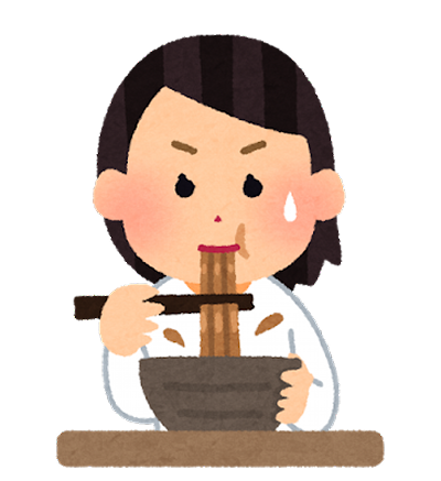 syokuji_curry_udon_woman