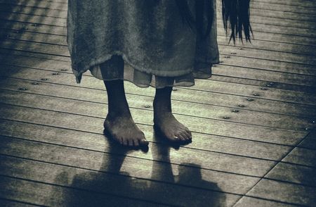 足の幽霊