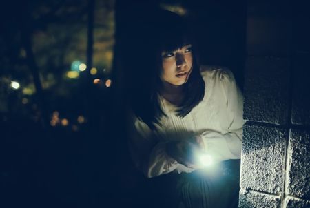 心霊スポットで肝試し