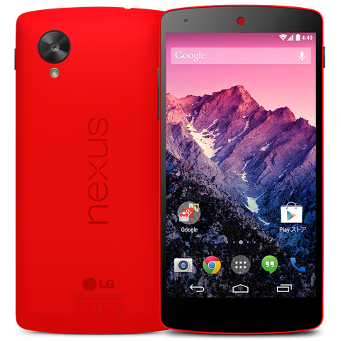 米グーグル、「Nexus 5」に新色ブライトレッドを追加投入 —Google Playで購入可能