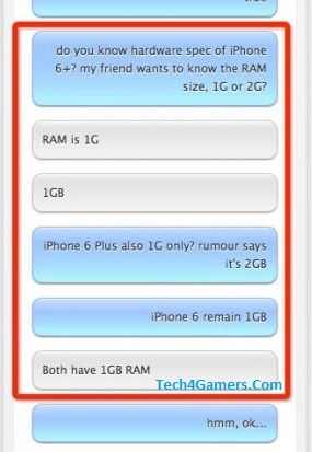 【速報】「iPhone 6 Plus」の1GB RAM搭載が確定 —公式回答