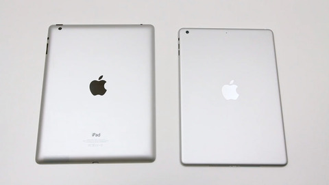 新型「iPad5」は大幅に小型・軽量化 —本体画像リーク