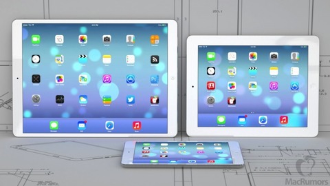 iPad 新Air・新mini retinaは2014年7月、大型12.9インチモデルは来年登場か —A8・Touch ID・8Mカメラなど