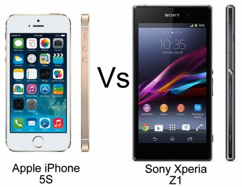 「iPhone5s」vs「Xperiaz1」、買うならどっち？