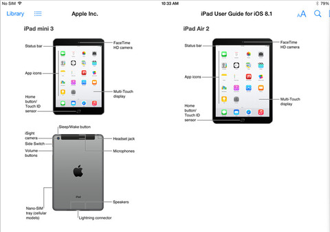 米アップル、未発表の新型「iPad Air2」「iPad mini3」をミス公開 —Touch ID搭載確定