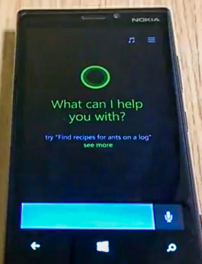 「Windows Phone」にも音声アシスタント「Cortana」が登場？ —動画流出