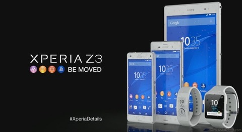 「Xperia Z3」の価格は約9.4万円〜、「Z3 Compact」は約7.3万円〜、「Z3 Tablet Compact」は約5.7万円〜になることが判明