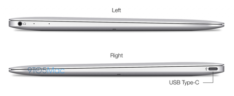 12インチ新型「MacBook Air」は新規格USB Type-Cを1ポートのみ搭載に －Thunderbolt・MagSafe・従来のUSBは全て廃止