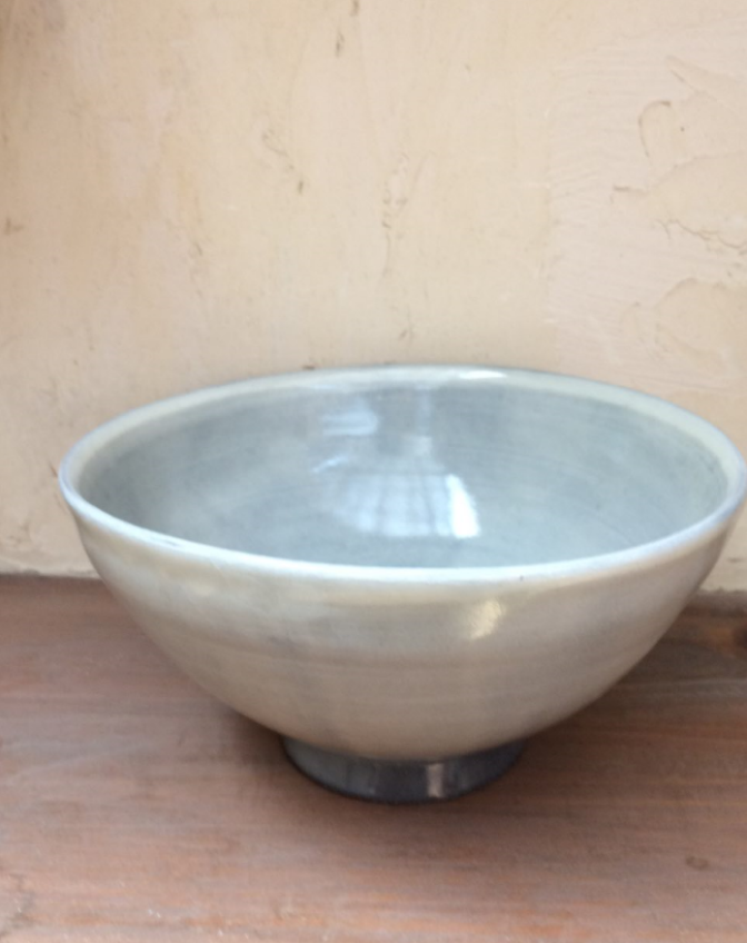 特別制作碗】粉引き碗～永谷園CM「お茶づけ海苔 豪快に食べる篇」に