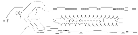 ソイツキメェェェェェェッ!