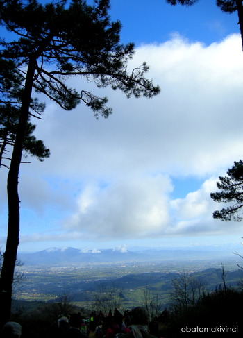 Vista Prato e Pistoia