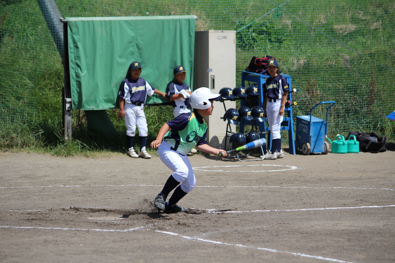 さわやかなオホーツクの風で試合 オホーツクベースボールクラブ 少年野球チーム