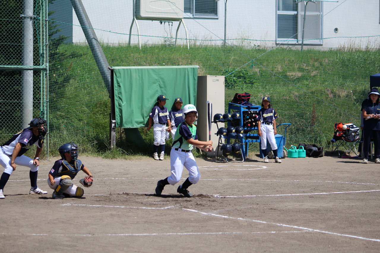 さわやかなオホーツクの風で試合 オホーツクベースボールクラブ 少年野球チーム
