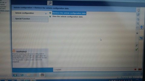 Ford VCM II IDS 98 changes CCC option in module programming ...