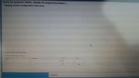 Ford VCM II IDS 98 changes CCC option in module programming ...