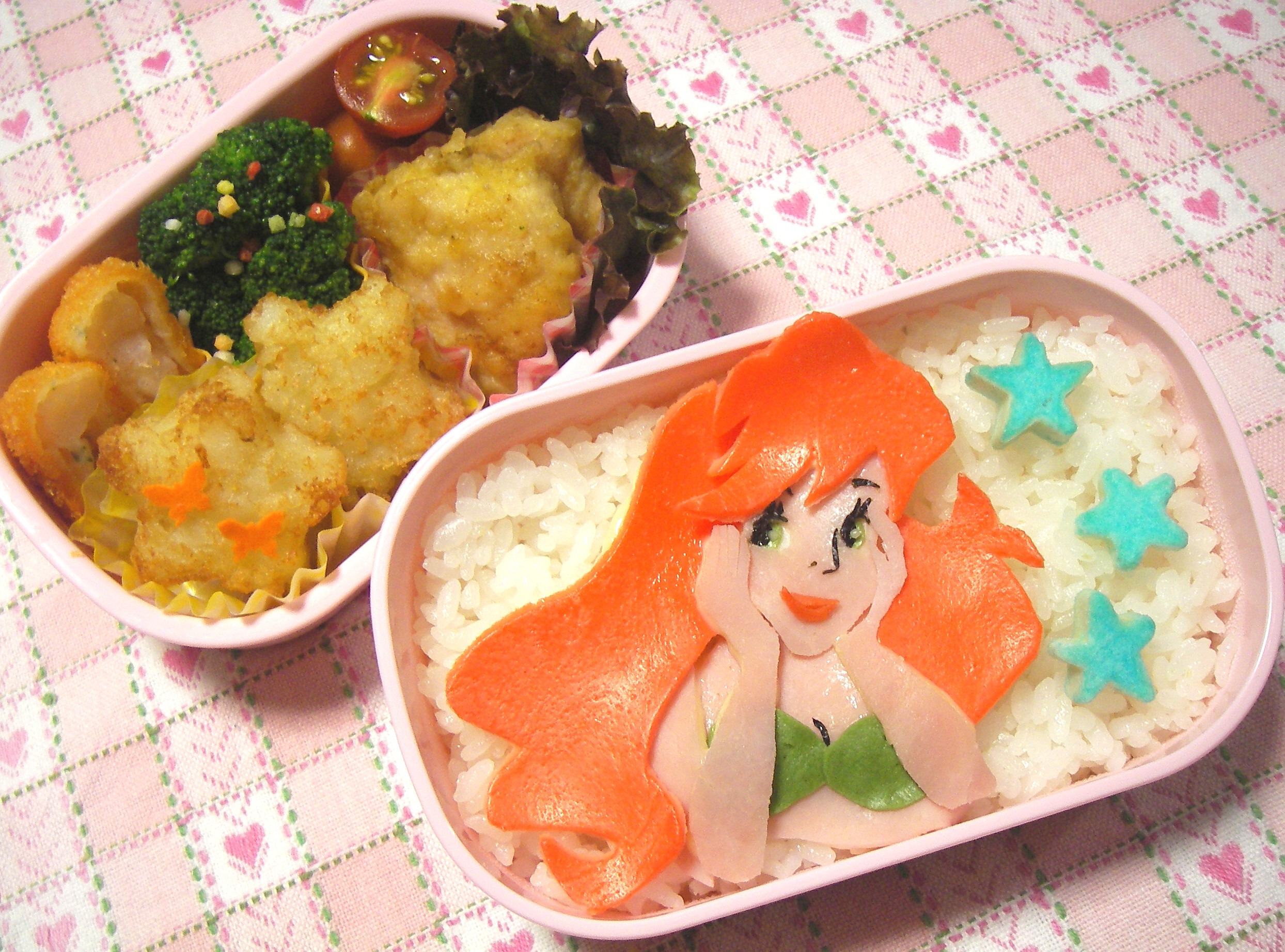 人魚姫 アリエルのお弁当 リトルマーメイド お弁当グッズnicoのブログ