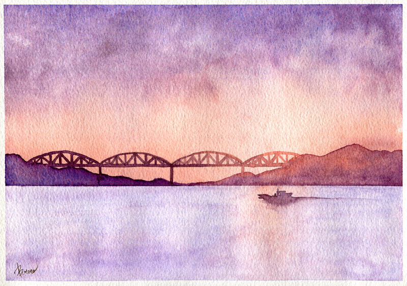 風景画練習2枚目 Borologue ぶろぐ