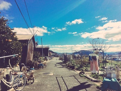 沖島島内