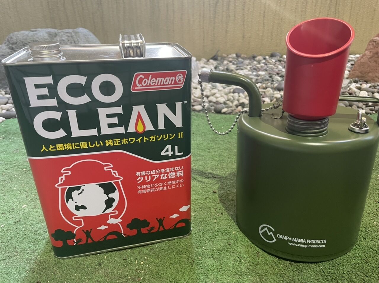 CAMP MANIA PRODUCTS / RED CAMEL olive green 2.5L ガソリン