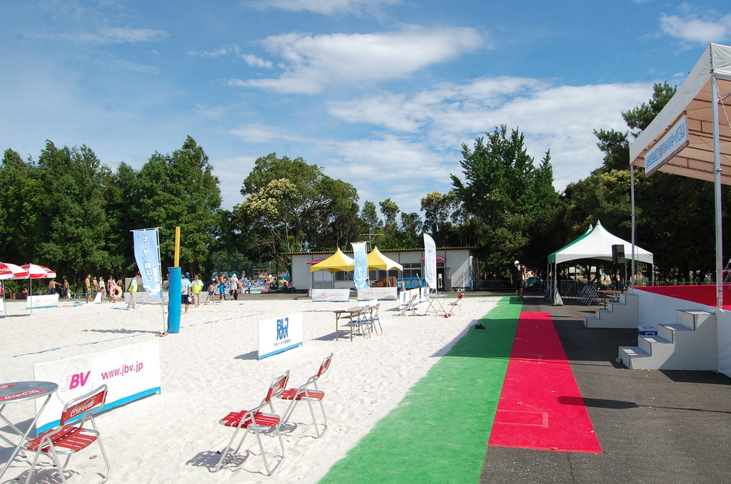 Beachvolleyball OCEANBELL 写真ブログ2012 7月 埼玉しらこばと水上公園のホワイトサンドビーチ