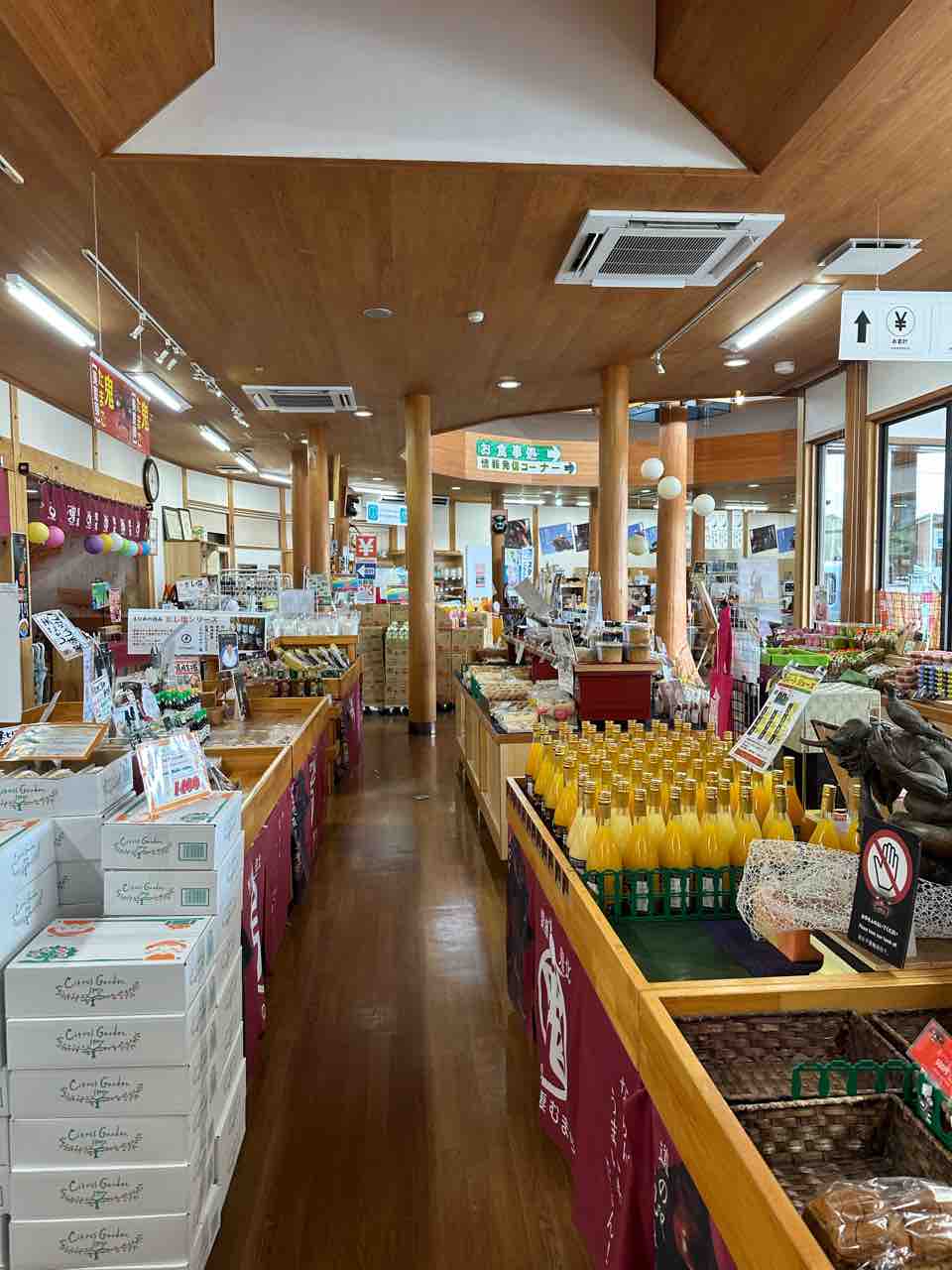 観光'24】鬼北町の道の駅「広見森の三角ぼうし」:巨大な鬼のモニュメン