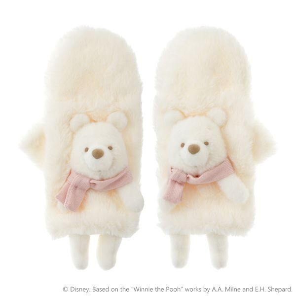 プーさんと仲間たちに雪が積もって真っ白に！ 冬のコレクション「WHITE